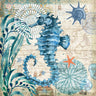 Feeling at Home Monterey Bay II coastal canvas art print featuring a serene seaside scene with calming blue tones