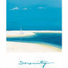 Serenity Coastal canvas art print by Brent Paul, featuring calming ocean scene with soft pastel colors, from Feeling at Home.