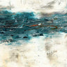 Feeling at home High Tide III abstract canvas art print by Guedez Carmen featuring vibrant, flowing wave patterns and bold colors.
