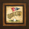 Golf country club sports canvas art print by Gorham Gregory, featuring a vibrant golf scene with lush course and players.