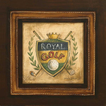 Golf Royal Games sports canvas art print by Gorham Gregory, featuring vibrant golf-themed artwork for sports decor.