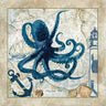 Feeling at Home nautical octopus canvas art print by Meyer Jill, featuring vibrant marine-inspired octopus design on canvas.