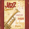 Vintage New Orleans Jazz art print by Pela Design, featuring vibrant jazz musicians and lively city scene in a canvas style.