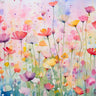 Summer Breeze floral canvas art print by Stewart Shawna, featuring vibrant, colorful flower design for home decor.