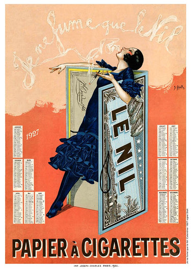 Vintage cigarette canvas art print by Feeling at Home from the Vintage Apple Collection, featuring retro-inspired design and detailed artwork.