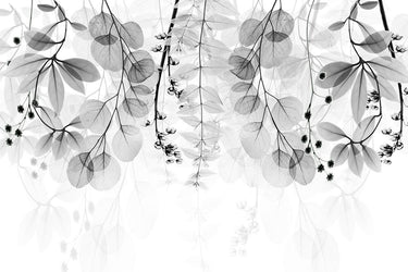 Black and white canvas art print by Koetsier Albert featuring repressed view, displayed on a wall.