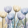 Feeling at home floral canvas art print featuring a colorful tulip collage by Koetsier Albert, vibrant flower artwork for home decor.