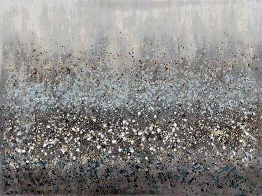 Abstract Drip Field 1 canvas art print by Charest Doris, featuring vibrant, flowing colors on a textured surface.