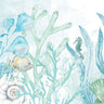Coastal canvas art print titled "In the Sea 1" by Allen Kimberly, featuring ocean scenes with calming blue tones.