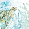 Coastal canvas art print titled “In the Sea 7” by Allen Kimberly, featuring serene ocean scene in calming tones.