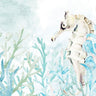 Coastal canvas art print titled "In the Sea 8" by Allen Kimberly, featuring ocean waves and seaside scenery in calming tones.
