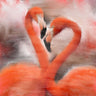 Feeling at home Forever Love Animals canvas art print by Allen Kimberly featuring colorful, detailed animal illustrations on canvas.
