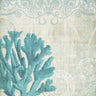 Coastal canvas art print featuring an underwater scene with vibrant sea life by Allen Kimberly, titled "Under the Sea 1" from Feeling at Home.