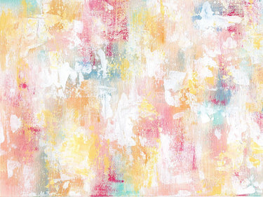 Bright abstract canvas art print by Leah Noel Art, featuring vibrant colors and modern design, from Feeling at Home collection.