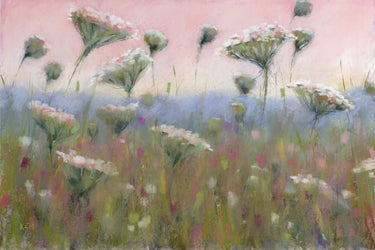 Queen Anne's Lace floral canvas art print by Margulis Karen, featuring intricate lace flower details in a natural botanical design.