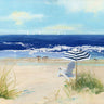 Beach Life II coastal canvas art print by Feeling at Home featuring vibrant seaside scene and calming ocean imagery.