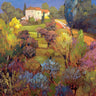 Spring Orchard Landscape Canvas art print by Craig Philip, featuring vibrant orchard trees and spring scenery.