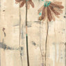 Abstract canvas art print titled "You Blossomed I" by Miller Gina, featuring vibrant floral and abstract design in warm tones.