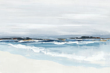Feeling at home Oceanic Hues coastal canvas art print by Jacob Q featuring ocean-inspired colors and abstract coastal scenery.