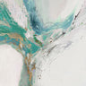Teal abstract canvas art print by Gardner Jennifer, vibrant and modern wall decor from Feeling at Home collection.