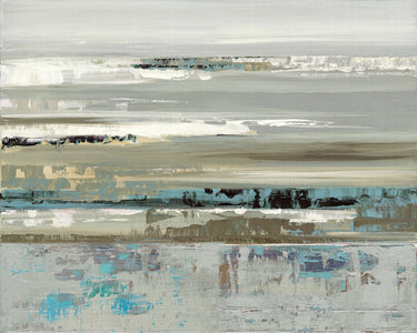 Abstract canvas art print titled Eternal Horizon II by Mravyan Valeria, vibrant colors and modern design for home decor.