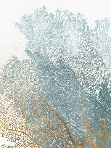 Delicate branches decorative art print by Feeling at Home on white canvas, featuring minimalist nature-inspired design.