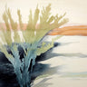 Feeling at Home Coastal Bloomscapes II abstract canvas art print by Orlov Irena featuring vibrant coastal-inspired colors and flowing brushstrokes.