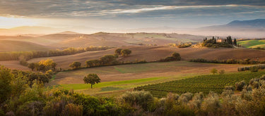 Feeling at Home Fairyland at Dawn landscape canvas art print by Svoboda, featuring a serene dawn scene with vibrant colors.