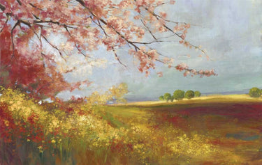 Feeling at Home In the Field landscape canvas art print by PI Studio featuring a serene rural scene with fields and sky.