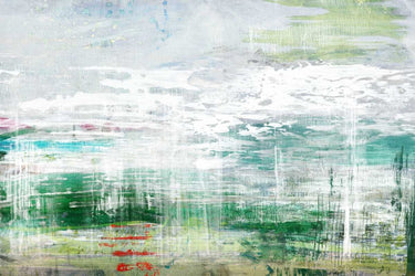 Feeling at Home Seance abstract canvas art print by PI Galerie featuring vibrant, textured swirling patterns on canvas.