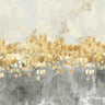 Abstract black and white canvas art print titled Dancing Stars by PI Studio, featuring dynamic star shapes on textured surface.
