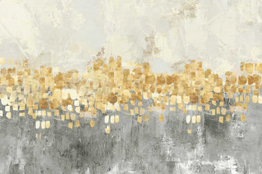 Abstract black canvas art print featuring dancing star shapes by Feeling at Home, designed by PI Studio.
