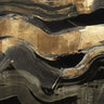 Feeling at Home Golden Hour II abstract canvas art print featuring warm tones and textured design by PI Studio.
