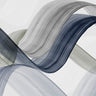 Feeling at home Bending Curves I abstract canvas art print by PI Studio showing colorful, flowing curved shapes on textured canvas.