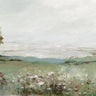 Green prairie field landscape canvas art print by Feeling at Home featuring vibrant greenery and open sky in a peaceful rural scene.