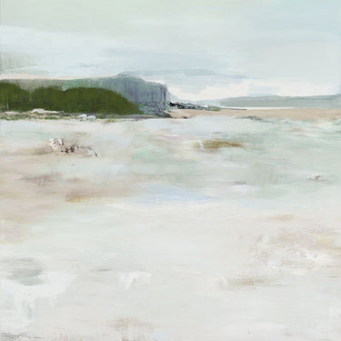 Salt Air abstract canvas art print by Feeling at Home, featuring tranquil coastal-inspired watercolor design on high-quality canvas.