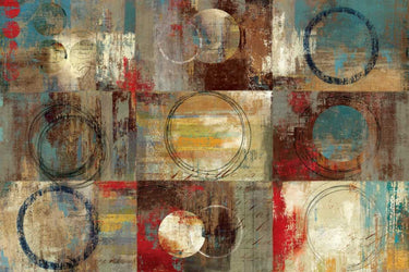 Abstract canvas art print by Reeves Tom, featuring vibrant, colorful designs for modern home decor.