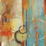 Abstract beach wood canvas art print by Reeves Tom, featuring natural textures and earthy tones, from Feeling at Home.