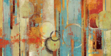 Abstract beach wood canvas art print by Reeves Tom, featuring natural textures and earthy tones, from Feeling at Home.