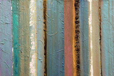 Abstract canvas art print by Palmer Ruth featuring vibrant, swirling colors and textured brushstrokes for a modern home decor accent.