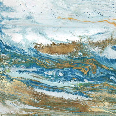 Abstract geode canvas art print by Kroeker Wendy, featuring vibrant colors and textured design, from Feeling at Home collection.