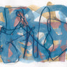 Blue Ribbon Forever abstract canvas art print by Feeling at Home, featuring vibrant blue and abstract design on canvas.