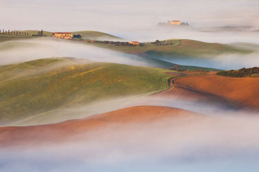Feeling at home Fading Away Landscape canvas art print by Svoboda, featuring a serene, fading landscape scene on canvas.