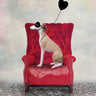 Feeling at home Heathcliffe Animals canvas art print featuring colorful animal illustrations on textured canvas surface.
