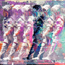 Astronauts and stars space canvas art print by Feeling at Home, featuring cosmic scene with astronauts in a vibrant galaxy.