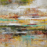 Feeling at Home Oasis Reflection abstract canvas art print by Herckenrath Ingeborg with vibrant, flowing colors and modern design.