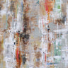 Abstract wood reflection canvas art print by Herckenrath Ingeborg, featuring warm tones and textured design for modern home decor.