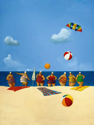 Coastal canvas art print by Paraskevas Michael featuring seaside scene, part of Feeling at Home collection, suitable for home decor.