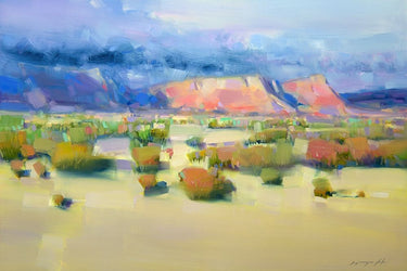 Feeling at Home Canyon View landscape canvas art print by Yeremyan Vahe, featuring a scenic mountain and valley view.