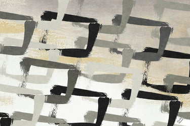Gray abstract canvas art print by Marcon Michael, featuring modern geometric design for contemporary home decor.